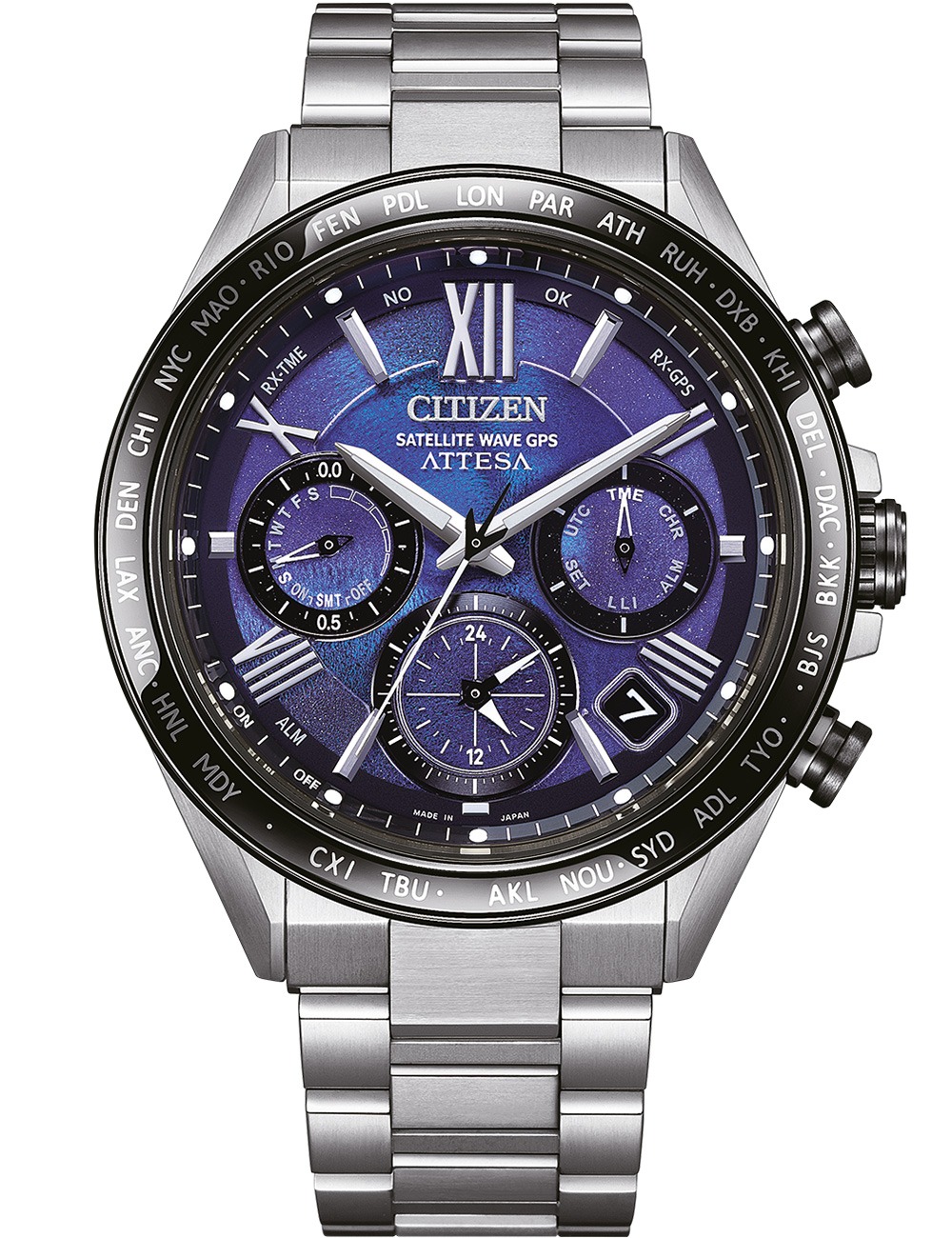 4974374344809 - CC4075-50L Herrenuhr Attesa Satellite Wave GPS Eco Drive Titanium 45mm 10ATM 4974374344809 - CC4075-50L Herrenuhr Attesa Satellite Wave GPS Eco Drive Titanium 45mm 10ATM