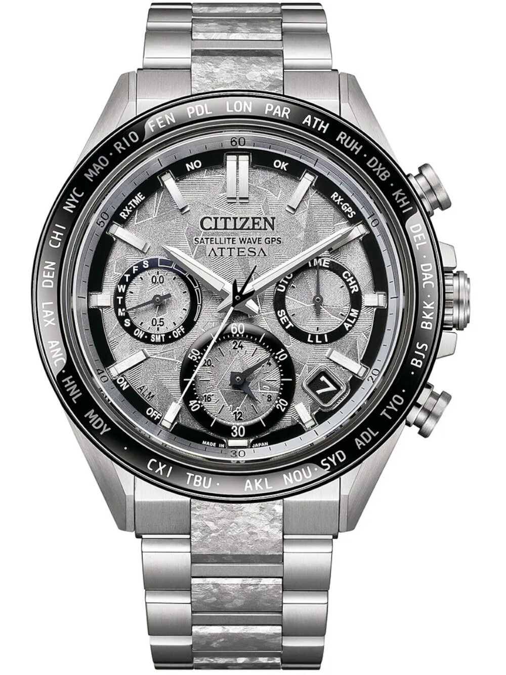 4974374345318 - CC4076-65A Herrenuhr Attesa Sattelite Wave Titanium Limited 445mm 10ATM