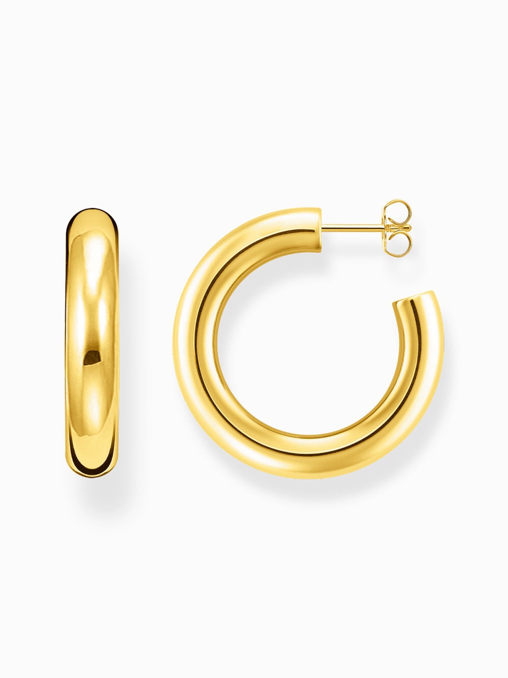 4051245437911 - Paar Creolen THOMAS SABO Chunky mittel CR636-001-21 CR636-413-39 Ohrringe Gr Silber 925 (Sterlingsilber) gelb (gelbgoldfarben) Damen Creolen 4051245437911 - Paar Creolen THOMAS SABO Chunky mittel CR636-001-21 CR636-413-39 Ohrringe Gr Silber 925 (Sterlingsilber) gelb (gelbgoldfarben) Damen Creolen