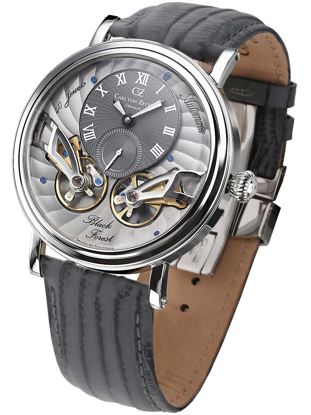 4056007101727 - CVZ0017SGYS Black Forest Automatik Herrenuhr 46mm 3ATM 4056007101727 - CVZ0017SGYS Black Forest Automatik Herrenuhr 46mm 3ATM