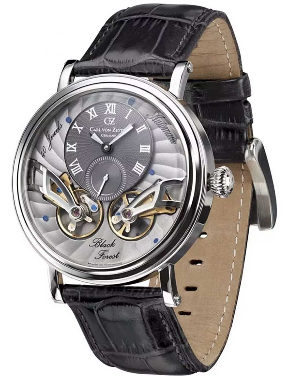 4056007001720 - CVZ0017SGYS Black Forest Automatik Herrenuhr 46mm 3ATM 4056007001720 - CVZ0017SGYS Black Forest Automatik Herrenuhr 46mm 3ATM