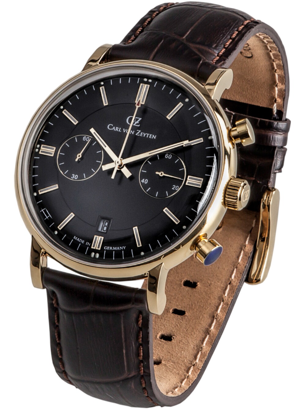 4056007003762 - CVZ0037GBK Herrenuhr Bühlot Chronograph 44mm 3ATM