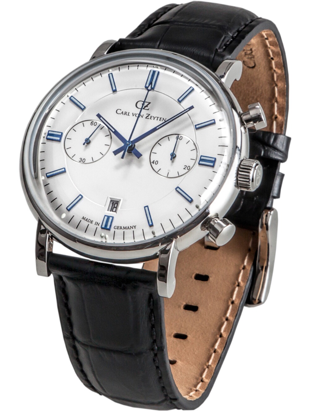 4056007003700 - CVZ0037WH Herrenuhr Bühlot Chronograph 44mm 3ATM