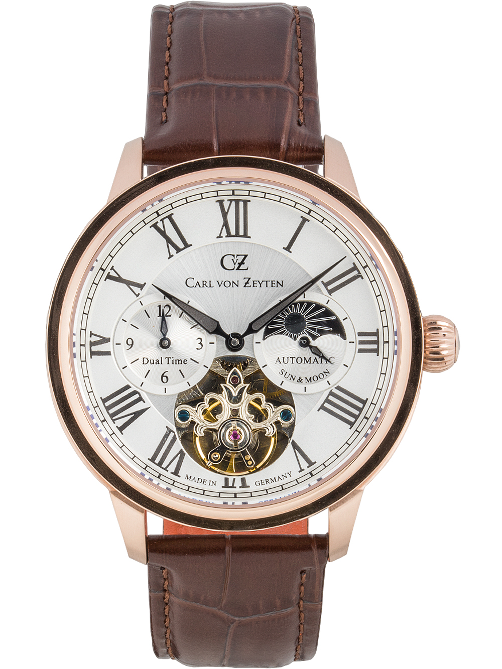 Carl von Zeyten CVZ0081RCRS Schiltach Automatik Dual Time 46mm