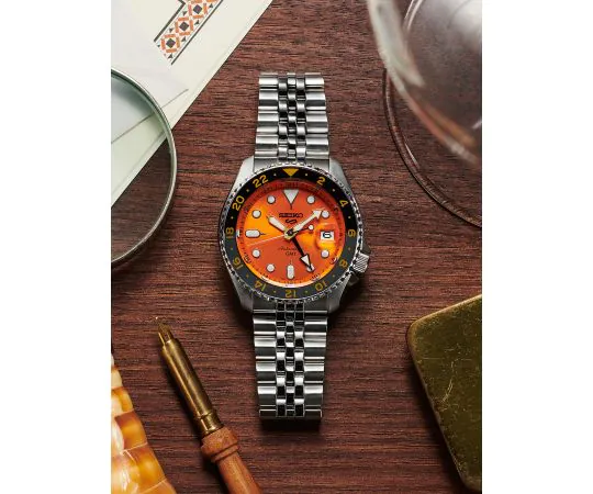 時計 SEIKO 5 Sports GMT SSK005 Seiko SSK005K1 5 Sports GMT Automatik 43mm Herrenuhr günstig