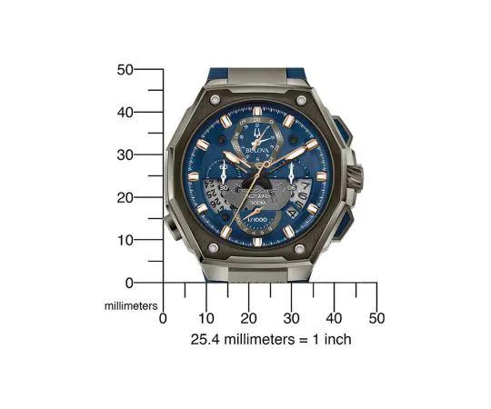 Bulova 98B357 Precisionist Chronograph 46mm Herrenuhr günstig
