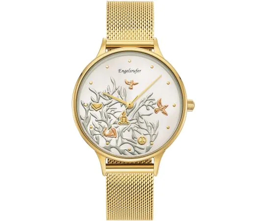 Engelsrufer ERWA-TREE01-MG-MG Damenuhr Lebensbaum 34mm Damenuhr