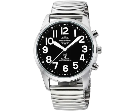 MASTER TIME MTGA-10869-22Z Talking sprechende Funk-Armbanduhr 43mm