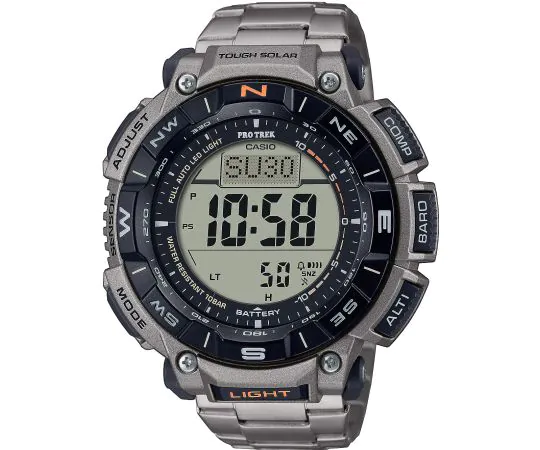 CASIO PRO TREK 5470 腕時計 CASIO PRG-340T-7ER Pro Trek Solar 53mm Herrenuhr günstig einkaufen
