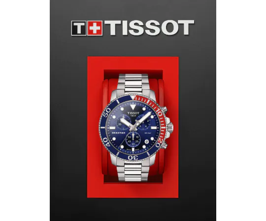 Tissot T1204171104103 Seastar 1000 Chronograph 46mm 30ATM