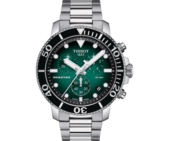 Tissot T1204171109101 Seastar 1000 Chronograph 46mm 30ATM