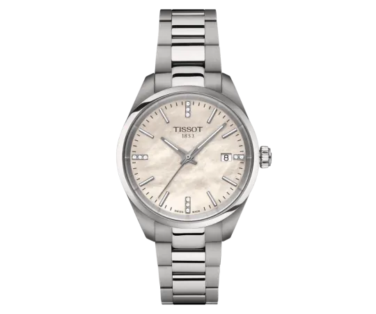 Tissot T1502101111600 PR 100 Quarz Diamond 34mm 10ATM Damenuhr