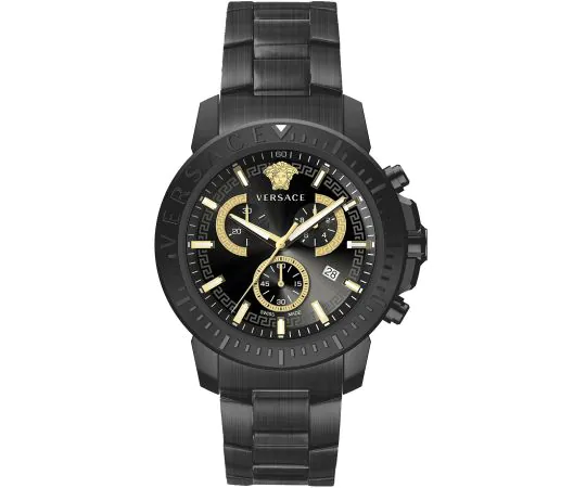 VERSACE※WR5ATM/VR Customized CHRONOGRAPH Versace VE2E00621 New Chrono Chronograph 45mm Herrenuhr günstig