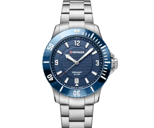 Wenger 01.0621.111 Seaforce Damenuhr Taucheruhr 36mm 20 ATM
