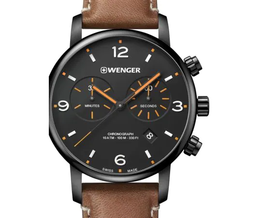 Wenger leather watch store