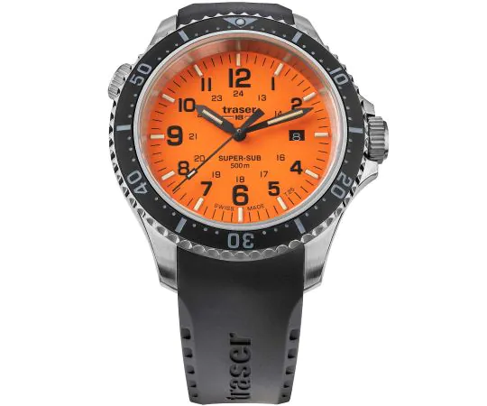 herrenuhr orange uhr