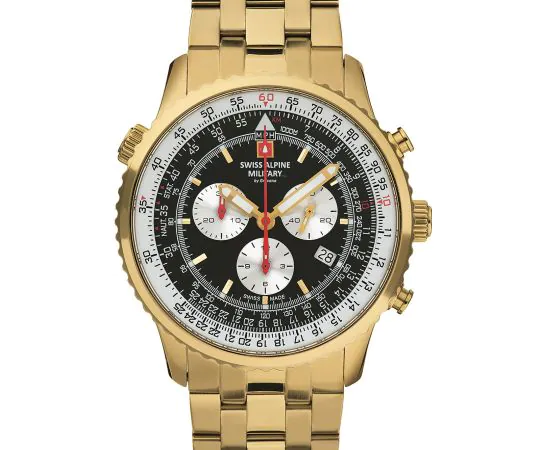 Swiss Alpine Military 7078.9117 Chronograph Herrenuhr 45mm 10ATM