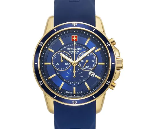 Swiss Alpine Military 7089.9815 Chronograph Herrenuhr 44mm 10ATM