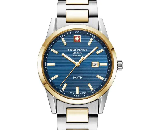 Swiss army watch gold and silver sale