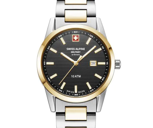Swiss Alpine Military 7767.1147 Argos bicolor schwarz 34mm 10ATM Damenuhr gunstig einkaufen Timeshop24