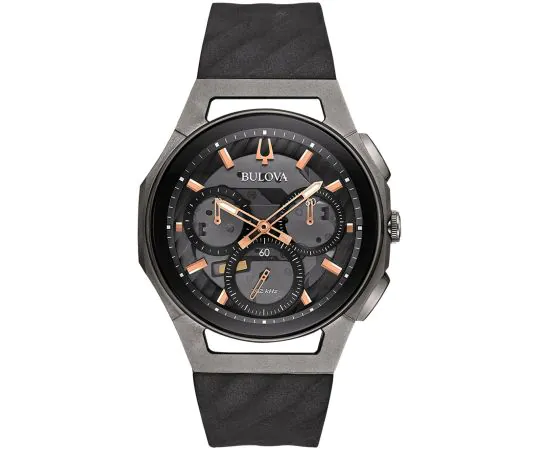 Bulova 98A162 Curv Chronograph Herrenuhr 44mm 3ATM