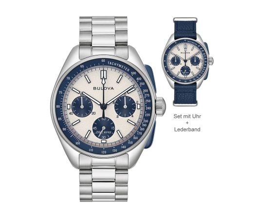 Bulova 98K112 Lunar Pilot Special Edit. Chronograph Herrenuhr 44mm 5ATM