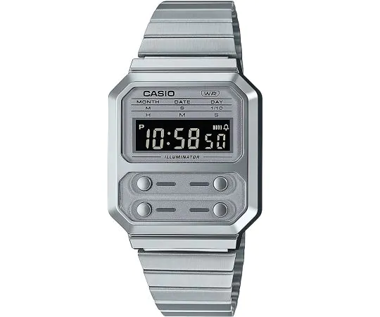 Casio retro watch black online