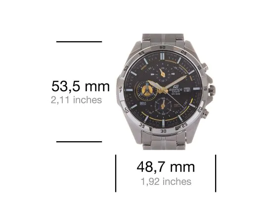 Casio EFR 556D 1AVUEF Edifice Chronograph Herrenuhr 46mm 10ATM
