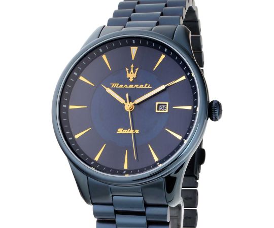 Maserati R8853146003 Blue Solar 45mm Herrenuhr günstig einkaufen  