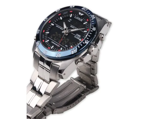 Analog digital chronograph watch outlet