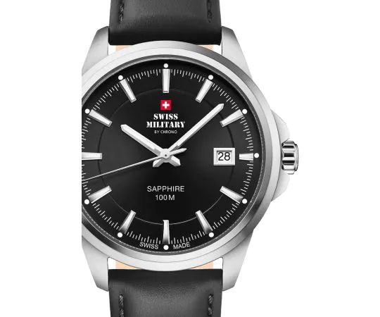 Sapphire Crystal Uhr Saphirglas Swiss Military By Chrono Klassik