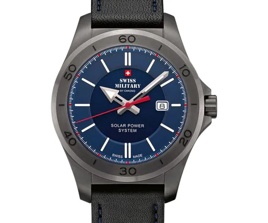 Swiss Military SMS34074.05 Herrenuhr Solar 42mm 10ATM