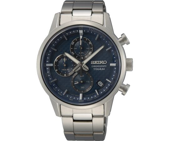 Seiko chronograph titanium 100m on sale
