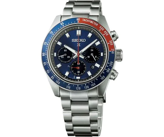 Seiko solar chronograph tachymeter top