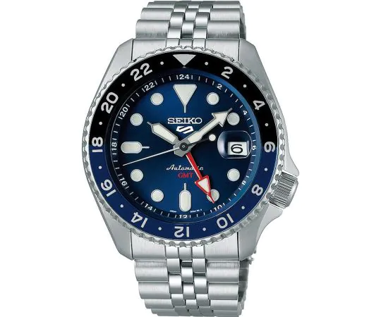 Seiko 5 Sports SSK003K1 GMT Automatik Herrenuhr 43mm 10ATM