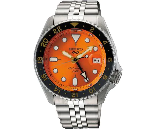 Seiko 5 Sports SSK005K1 GMT Automatik Herrenuhr 43mm 10ATM