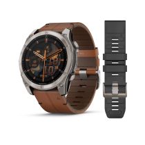Garmin 010-02905-40 Herrenuhr fenix 8 AMOLED Saphirglas Silikonband 51mm 10ATMSet 