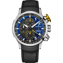 Edox 01129-TTNJCN-BUNJ Chronorally Automatik Herrenuhr 45mm 10ATM