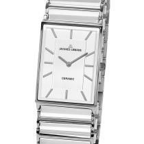 Jacques Lemans 1-1651E York Keramik Damenuhr 20mm 5ATM