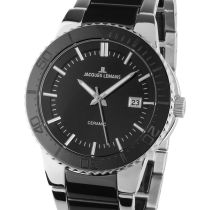 Jacques Lemans 1-2164A Colmar Ceramic Herrenuhr 43mm 10ATM