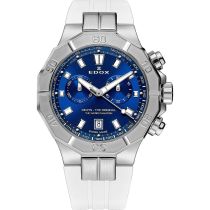 Edox 10113-3CAB-BUIN Delfin Chronograph Herrenuhr 43mm 20ATM