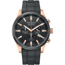 Claude Bernard 10222-37RNCA-NIR Herrenuhr Aquarider Chronograph 44mm 20ATM 
