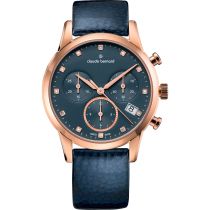 Claude Bernard 10231-37R-BUIPR1 Damenuhr Classic Chronograph 35mm 5ATM 
