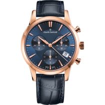 Claude Bernard 10231-37R-BUIR Damenuhr Classic Chronograph 35mm 5ATM 