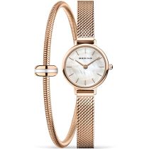 Bering 11022-364-Lovely-2-GWP170 Damenuhr Classic Geschenk-Set mit Armband 22mm 3ATM