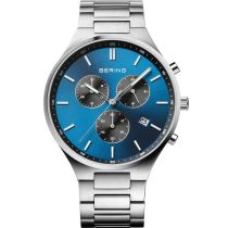 Bering 11743-707 Classic Titanium Chronograph Herrenuhr 40mm 5ATM