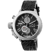 U-Boat 3004 Herrenuhr Classico Titanium Black Automatik Chronograph 45mm 10ATM