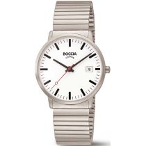 Boccia 3622-04 Herrenuhr Titanium Zugbanduhr 38mm 5ATM