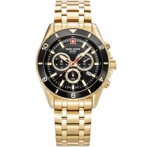 Swiss Alpine Military 7034.9117 Herrenuhr Sierra Chronograph 43mm 10ATM