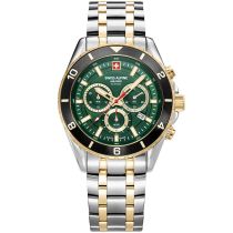 Swiss Alpine Military 7034.9148 Herrenuhr Sierra Chronograph 43mm 10ATM